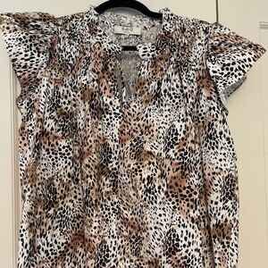 SEA ruffle sleeve top